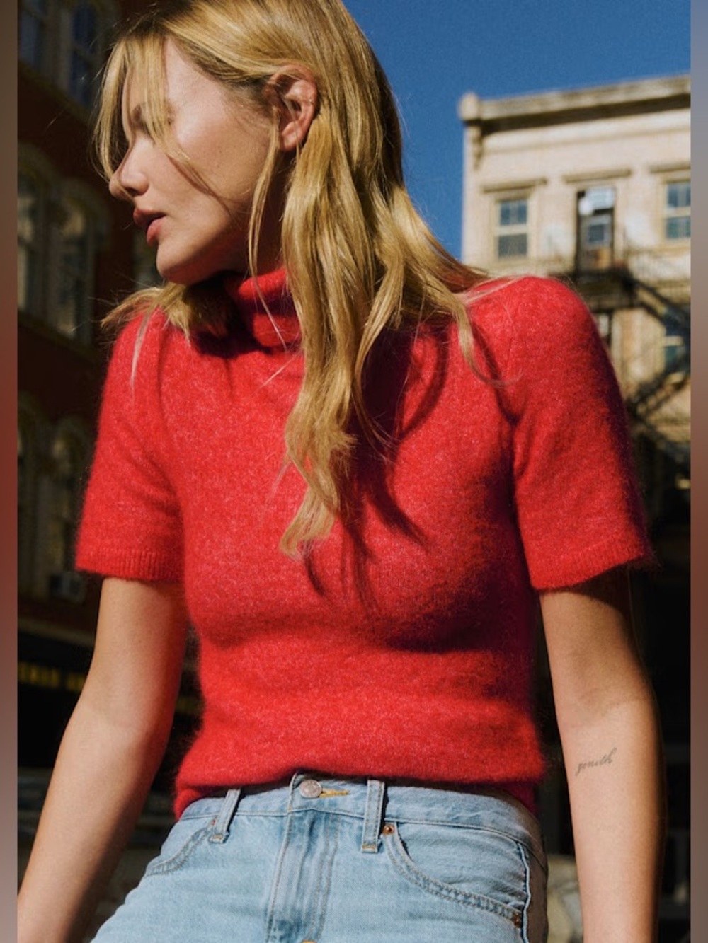 Sezane Mila Jumper in red